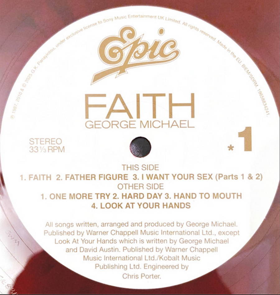 George Michael – Faith (2LP color half-speed)